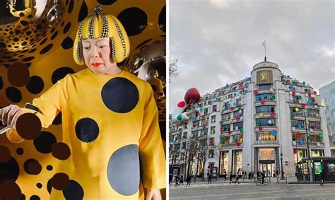 Yayoi Kusama's Iconic Polka Dots Take Over Louis Vuitton Stores